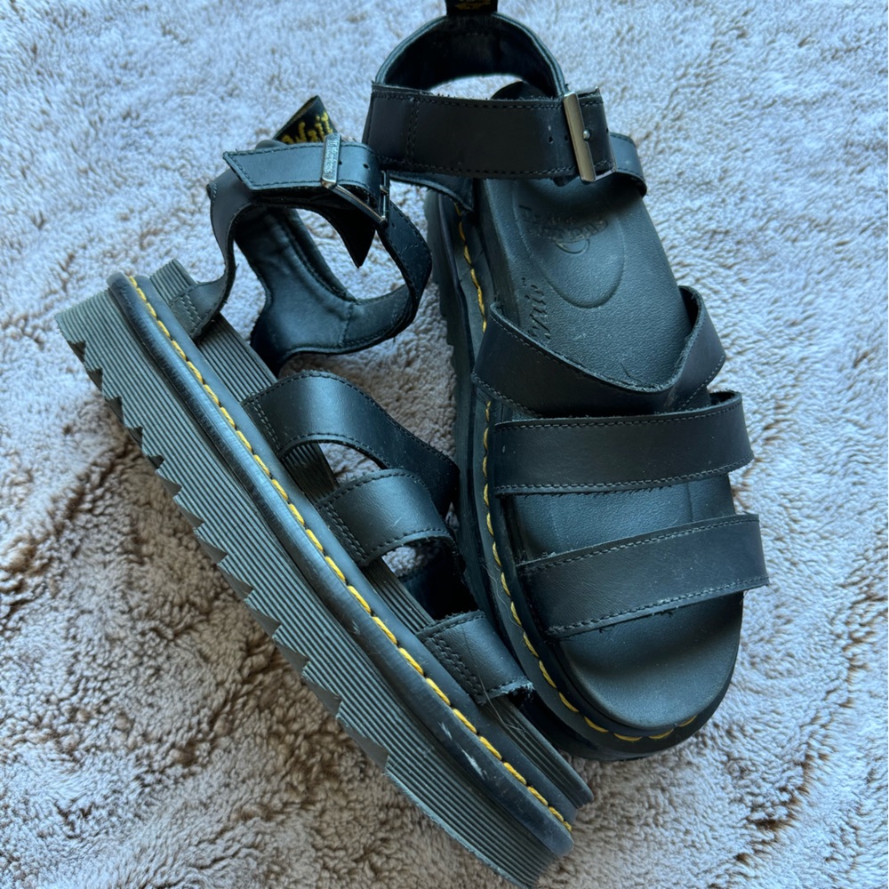 Dr. Martens Black Sandals